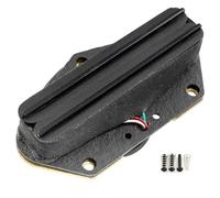 Artec TRA73 Alnico 5 Hot Rails Bridge Single Coil Sized Humbucker Pickup 12K for Tele Style Electric Guitar, Black