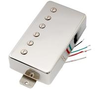 Artec VH59 Vintage Tone Covered Alnico 5 Humbucker Neck Pickup 7.4K for Les Paul Style Electric Guitar, Nickel