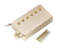 Artec VH59 Vintage Tone Covered Alnico 5 Humbucker Neck Pickup 7.4K for Les Paul Style Electric Guitar, Gold