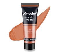 Artecho Acrylic Paint, Burnt Sienna (120ml / 4.05oz) Tubes, Art Craft Paints for Canvas Painting, Rock, Stone, Wood, Fabric, Art Supplies for Professional Artists, Adults