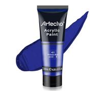 Artecho Acrylic Paint, Phthalo Blue (120ml / 4.05oz) Tubes, Art Craft Paints for Canvas Painting, Rock, Stone, Wood, Fabric, Art Supplies for Professional Artists, Adults