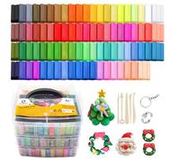 Artecho Polymer Clay Set, 82 Colors Modeling Clay Kit with 5pcs Clay Sculpting Tools and Accessories for DIY, Oven Bake Clay, Crafts Gift for Beginners/Adults