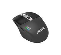 Arteck Multi-Device Wireless Bluetooth Mouse with Nano USB Receiver Ergonomic Right Hand Silent Clicking for Computer Desktop PC Laptop Mac iPad and Windows 10/8 iPad OS Build in Rechargeable Battery