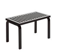 artek 153 Bench Size W L72.5 cm Black Lacquered Birch