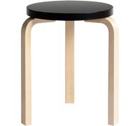 Artek - 60 Stool, Birch / Black - Black