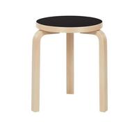 artek 60 Stool Black Laminated Birch