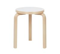 artek 60 Stool White Laminated Birch