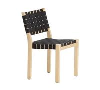 artek 611 Dining Chair Birch/ Black