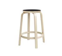 Artek 64 Bar Stool H65 Oak/ Black