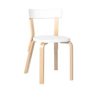 artek 69 Dining Chair White/ Birch