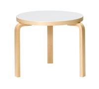 artek 90D Table Birch/ White Laminate