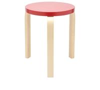 Artek Alvar Aalto 1933 Stool 60 Lacquered Red
