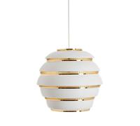 Artek - Beehive A331 Pendant, White/Brass - White