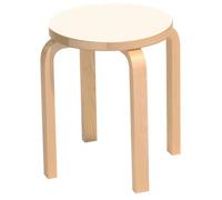 Artek - E60 Stool, Birch / White Laminate - Birch