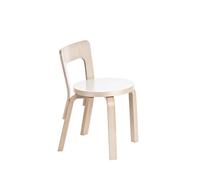 artek N65 Children's Chair White Laminated Birch