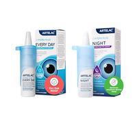 Artelac Eye Drops Multipack, Every Day x3 Night x1, Every Day Eye Drops for Dry Eyes Treatment, Preservative Free and Night Eye Drops, Symptom Relief for Tired and Tearing Eyes,