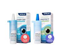 Artelac Eye Drops Multipack, Every Day x3 Protect x1, Every Day Eye Drops for Dry Eyes Treatment and Allergy Eye Drops, Protect, Protection Against Allergens, Both Contact Lens Friendly