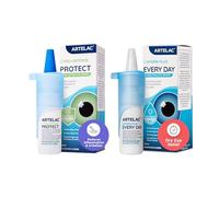 Artelac Eye Drops Multipack, Protect x2 Every Day x1, Allergy Eye Drops, Protect, Protection Against Allergens and Every Day Eye Drops for Dry Eyes Treatment, Both Contact Lens Friendly