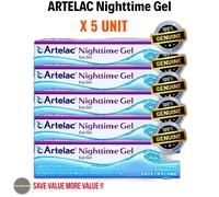 Artelac Nighttime Gel 10g x5 Dry Eye Relief Overnight Long Lasting Hydration