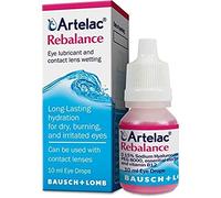 Artelac Rebalance Eye Drops for Dry Eye - Provides Long-Lasting Hydration - Compatible with Soft & Rigid Contact Lenses - Relief for Tired, Burning, Stressed & Tearing Eyes, 10 ml