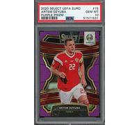Artem Dzyuba 2020 Select UEFA Euro Purple Prizm Card #15 PSA 10/79