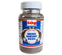 Artemia Brine Shrimp Eggs for hatching PREMIUM GRADE 95% Hatch Rate Live Food for Aquarium Fish Fry - 50g