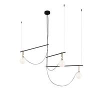 Artemide - NH S3 14 Ceiling Lamp, Black / Brass - Black