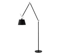 Artemide Tolomeo Mega Floor Lamp Black 32 cm Shade with Dimmer