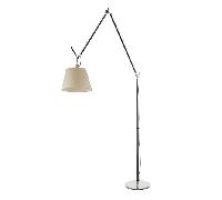Artemide Tolomeo Mega Floor Lamp Parchment 32 cm Shade with Dimmer