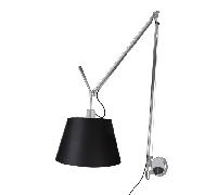 Artemide Tolomeo Mega Wall Lamp Black Shade 32cm