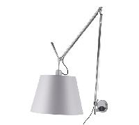 Artemide Tolomeo Mega Wall Lamp Satin 42cm with Dimmer