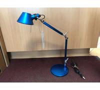 Artemide Tolomeo Micro Table Lamp Gold Orange White Red Aluminum Black Blue