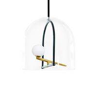 Artemide - Yanzi S Pendant, Black / Brass - Black