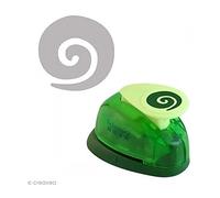 Artemio 1.6 cm Small Spiral Number 1 Lever Punch, Green