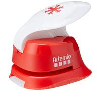 Artemio 1.6 cm Snowflake Eva Lever Punch, Red