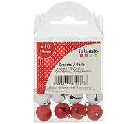 Artemio 10-Piece Bells White and Red, Multi-Colour