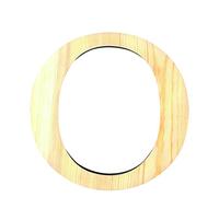Artemio 11.5 cm Wooden Letter O in Upper Case, Beige