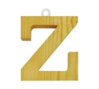 Artemio 11.5 cm Wooden Letter Z in Upper Case, Beige