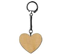 Artemio 14001482 Wooden Key Ring Heart
