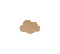 Artemio 15 cm MDF Silhouette Cloud, Wood