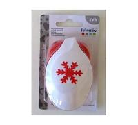 Artemio 2.5 cm Snowflake Eva Lever Punch, Red