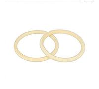 Artemio 2 x 8mm Wooden Ring Bracelets