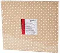 Artemio 30.5 x 30.5 cm Scrapbooking Album with White Dots, Beige