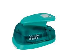 Artemio 7.6 cm Jumbo 3 Labels Lever Punch, Green