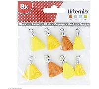 Artemio 8 yellow-orange tassels