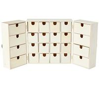 Artemio Advent Calendar to Decorate Triptych, Wood, 55 x 28 x 6.5 cm, 55 x 6.5 x 28 cm