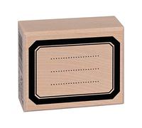 Artemio ARTHE916 Stamp, Wood, Black, 4.5 x 2.5 x 5.6 cm