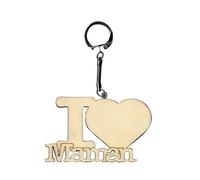 Artémio"I Love Maman" Key Ring [French Language]