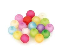 Artemio Ice Coloured Round Beads 8 mm - 150 pcs approx