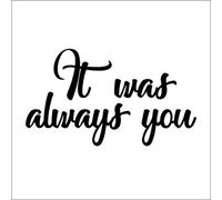 Artemio Mini Stamp Acrylic Block "Love Story - Always," Transparent, 4x4 cm